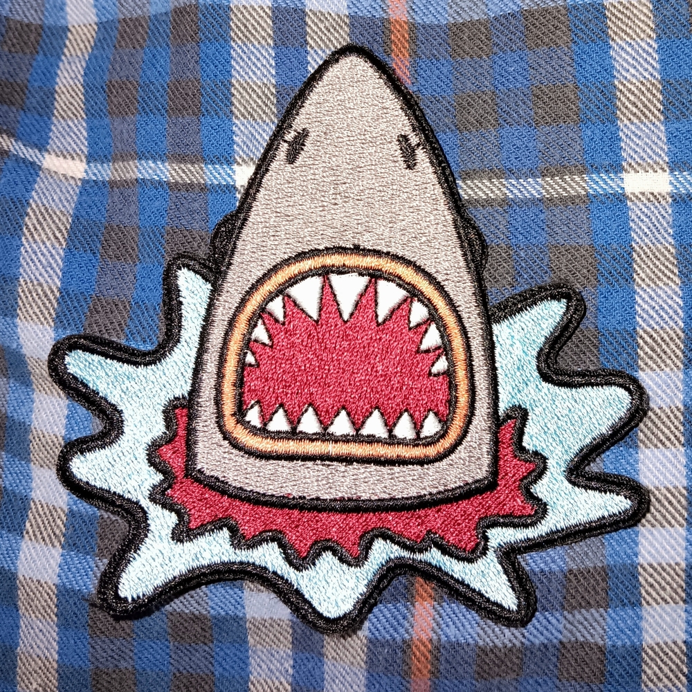 Great White Shark 4" Patch